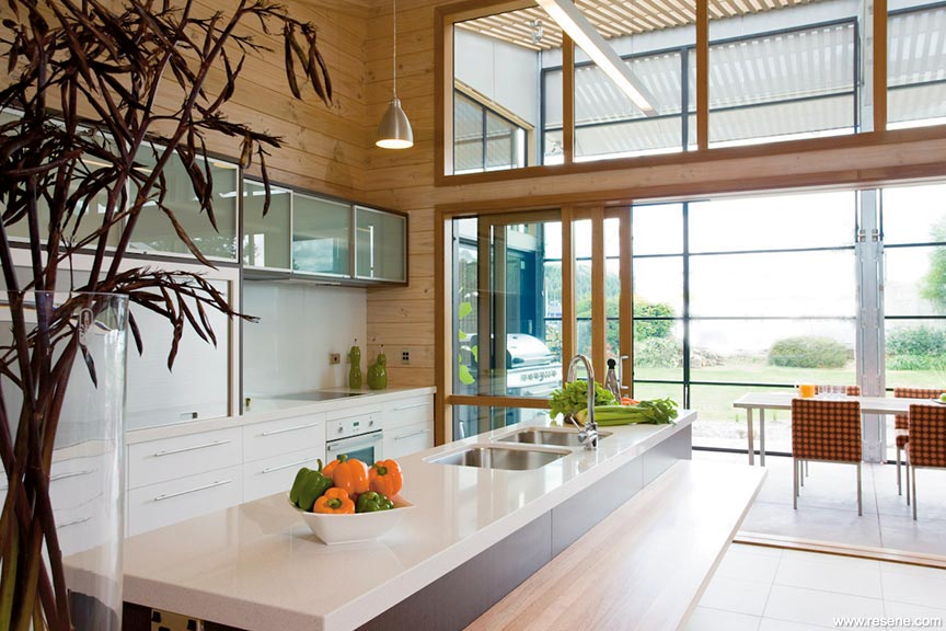 Renewable timber home interior