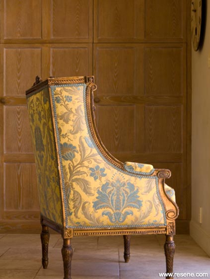 Wing-back chair 1