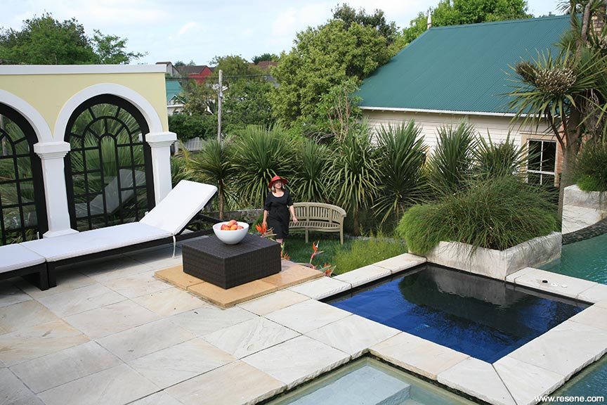 Raised pool and garden