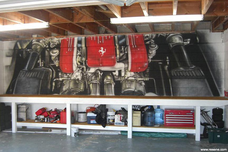 Garage mural