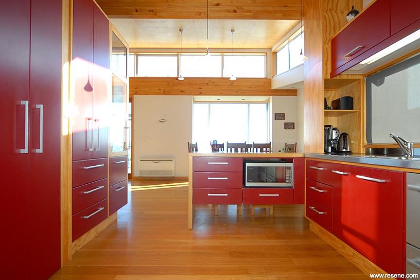 Red kitchen 1