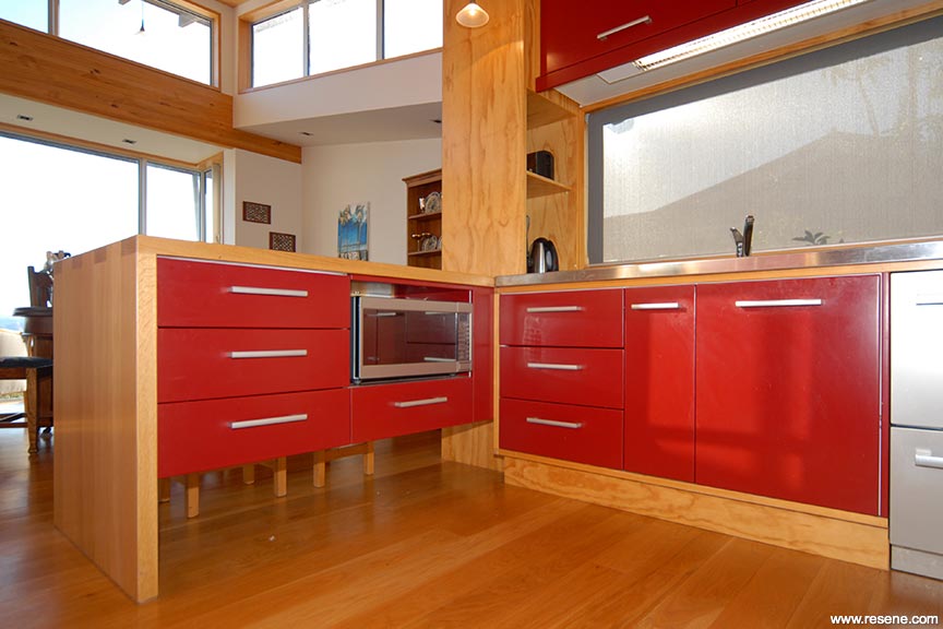 Red kitchen 2