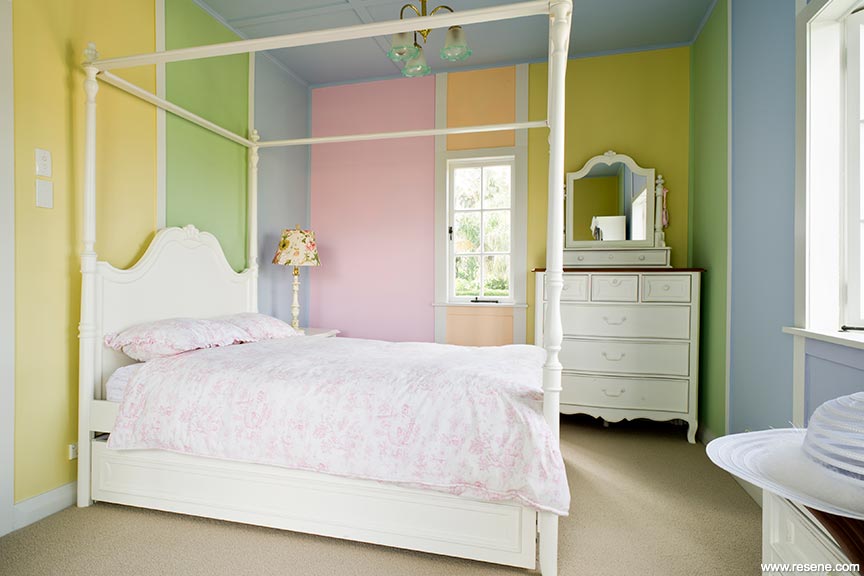 Sorbet shades - bedroom