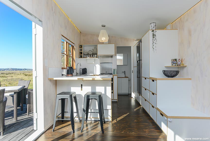 The heart of this tiny home is the kitchen