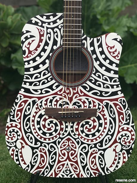 Pitau a Manaia: guitar design 2