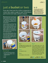 the bokashi compost pails