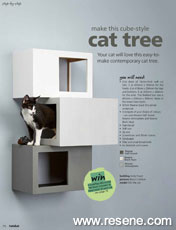 Make this cube-style cat tree