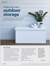 Make your own outdoor storage