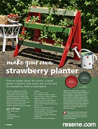 Diy strawberry planter
