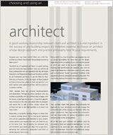 Choosing and using an architect