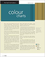 The hard truth about colour charts