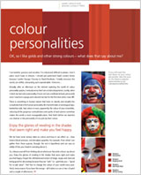 Colour personalities