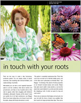 broadcaster and gardening enthusiast Maggie Barry