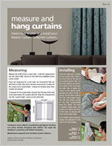 Here’s how to plan and install your Resene Curtain Collection curtains