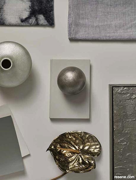 Luxe layering mood board - inspired by pewters