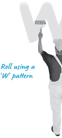 Roll using a W pattern