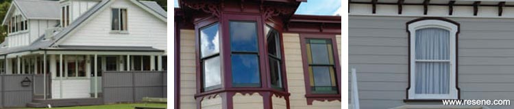 Repainting wooden windows, doors and joinery - exterior