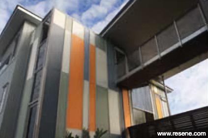 Colourful exterior panels