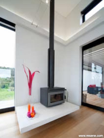 Energy efficient fireplace