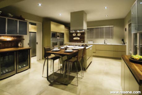 A formal home kitchen