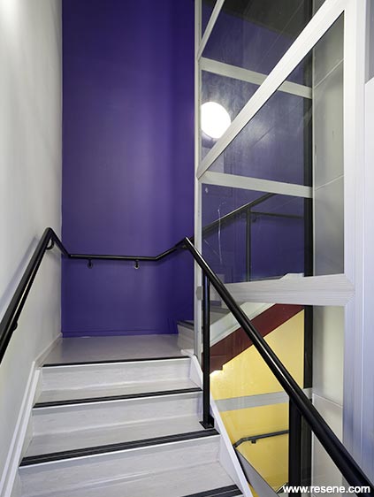 Purple staircase