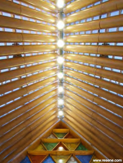 Transitional Cathedral - ceiling detail
