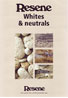 Whites & Neutrals 2011 colour chart