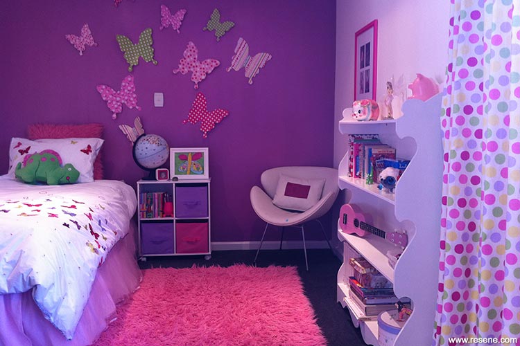 Purple bedrooms