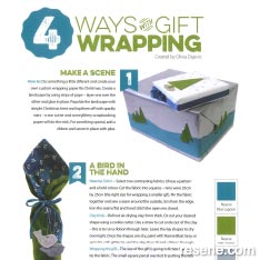 4 ways to make your own gift wrapping paper