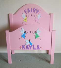 Darren's Designs fairy bed painted with Resene Paints