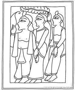 Diwali colouring in picture to download