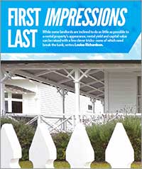 First impressions last and a good first impression will attract good tenants