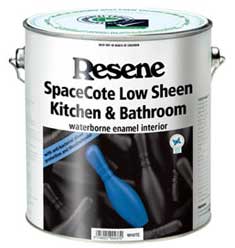 Resene SpaceCote Low Sheen Kitchen & Bathroom is Sensitive Choice® approved