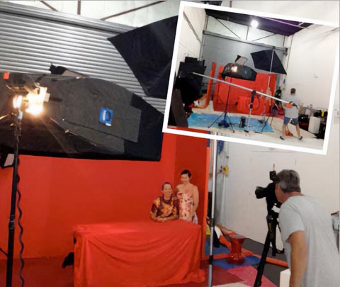Behind the scenes in the studio of the Red Collection