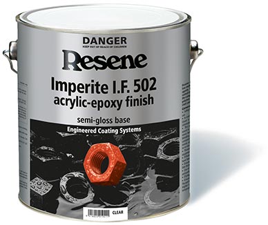 Resene Imperite I.F. 502 acrylic-epoxy semi-gloss clear - exterior/interior