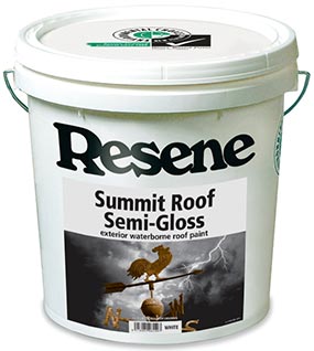 Resene Summit Roof Semil-Gloss - exterior waterborne waterborne roof paint