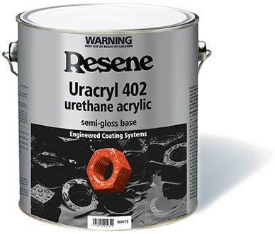 Resene Uracryl 402 urethane-acrylic semi-gloss finish 