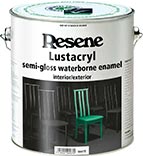 Resene Lustacryl semi-gloss waterborne enamel paint