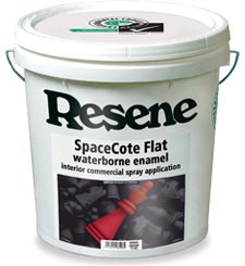 Resene SpaceCote Flat Commercial Spray grade
