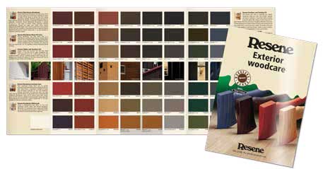 See the Resene Woodsman stain range of colours