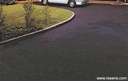 Resene Blacktop driveway coating