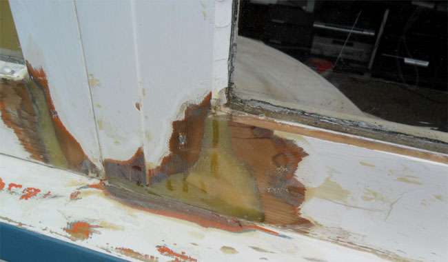 Repaircare for repairing rot in wooden window frames