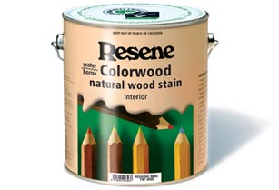 Resene Colorwood natural wood stain for interior use