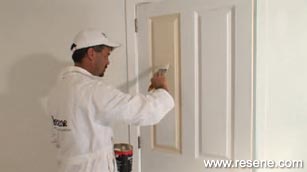 Painting internal door panels