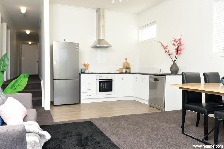 Modern kitchen for rental duplex