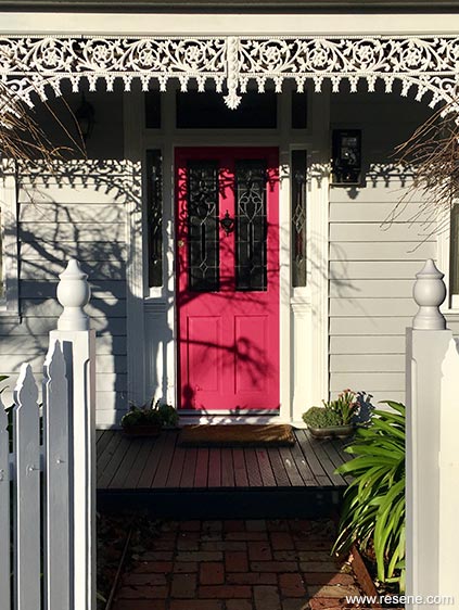 Victorian villa front door
