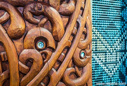 Maori artwork detail