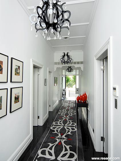 White villa hallway