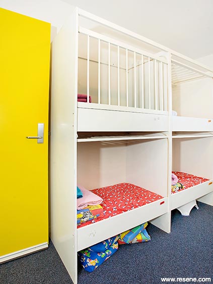 Colourful sleeping area - childcare centre