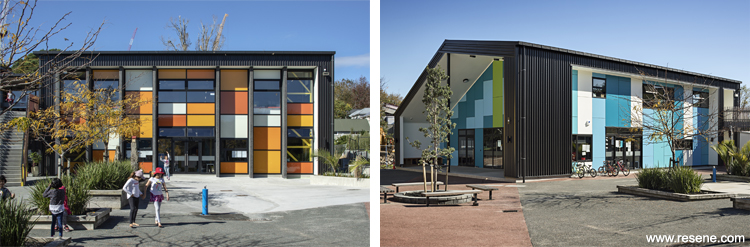 Colour use on school exteriors